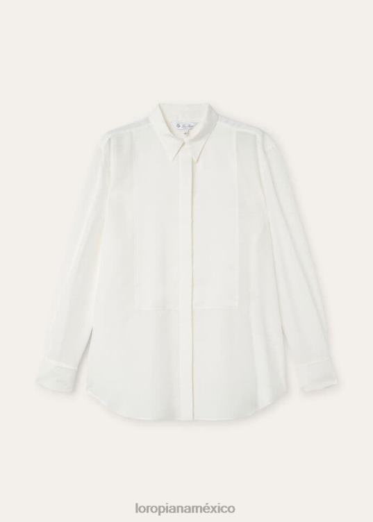 Loro Piana mujer camisa jayla blanco (1000) 2FPNR215